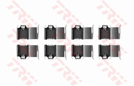 Монтажний комплект гальмівних колодок TRW PFK221