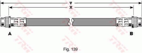 Гальмівний шланг TRW PHA370