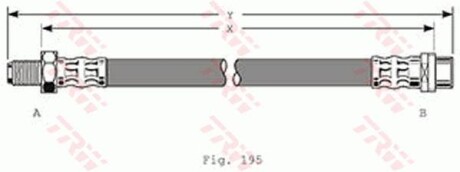 Гальмівний шланг TRW PHB318
