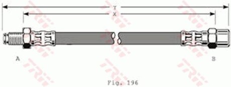 Гальмівний шланг TRW PHB352