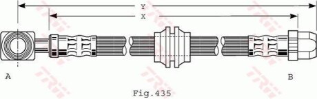 Гальмівний шланг TRW PHD479