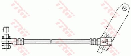 Гальмівний шланг TRW PHD951