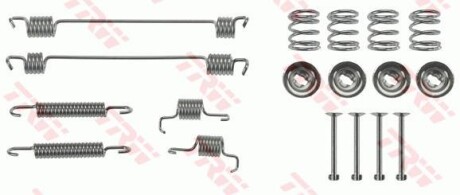Комплект для монтажу гальмівних колодок TRW SFK240