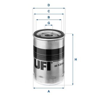 Фільтр масляний UFI 23.130.02