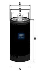 Фільтр масляний UFI 2314400