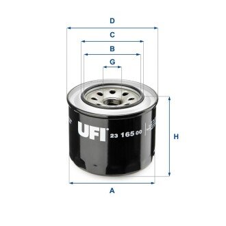 Фільтр масляний UFI 23.165.00