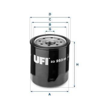 Масляний фiльтр UFI 23.253.00