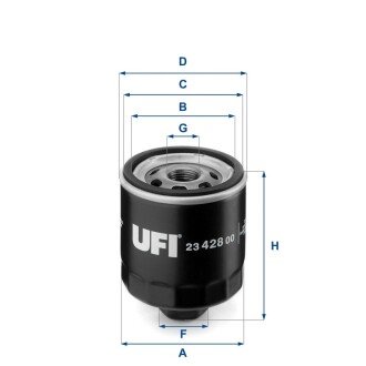 Масляний фiльтр UFI 23.428.00