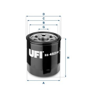 Фільтр оливи UFI 2345200