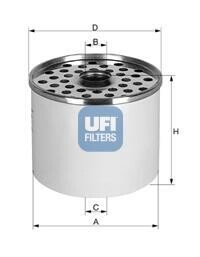 Фільтр паливний UFI 2436100