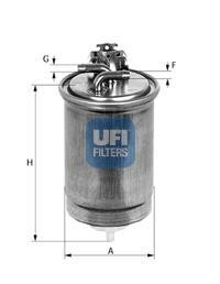 Фото паливний фільтр UFI 24.430.00 Паливний фільтр UFI 24.430.00
