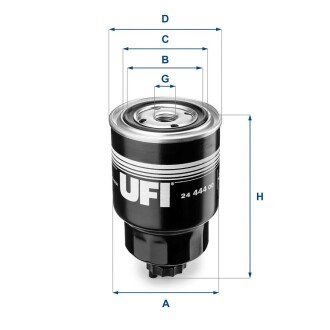 Фільтр паливний UFI 24.444.00