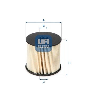 Фото паливний фільтр UFI 26.003.00 Паливний фільтр UFI 26.003.00