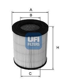 Фото повітряний фільтр UFI 27.271.00 Повітряний фільтр UFI 27.271.00