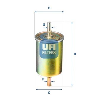 Паливний фільтр UFI 31.850.00