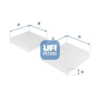 Фільтр салону UFI 53.143.00