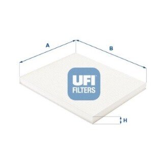Фото фiльтр салону UFI 53.396.00 Фiльтр салону UFI 53.396.00