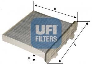 Фото фiльтр салону UFI 54.147.00 Фiльтр салону UFI 54.147.00