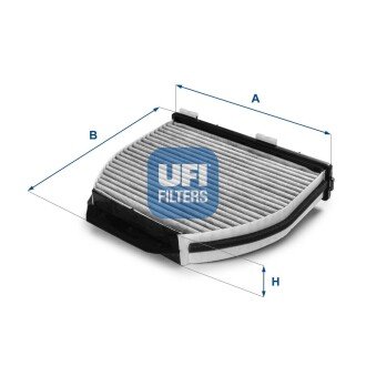 Фільтр салону вугільний UFI 54.163.00