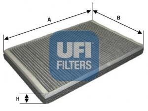 Фото фiльтр салону UFI 54.174.00 Фiльтр салону UFI 54.174.00