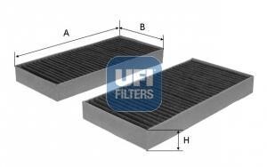Фото фiльтр салону UFI 54.241.00 Фiльтр салону UFI 54.241.00