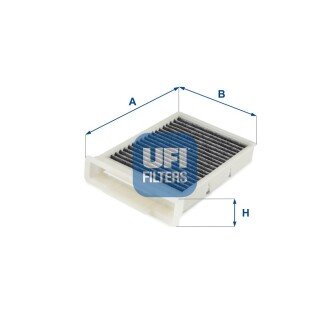 Фільтр салону вугільний UFI 54.265.00