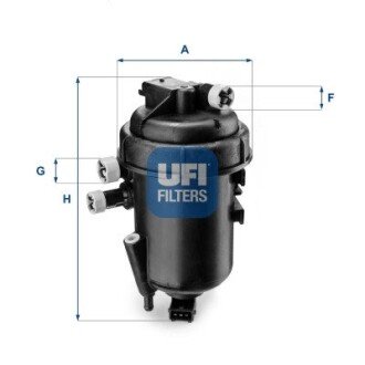 Корпус паливного фільтра UFI 55.112.00