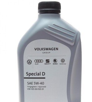 Олива моторна Special D SAE 5W40 (1 Liter) VAG GS55505M2