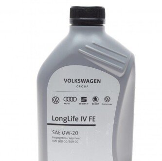 Олива моторна LongLife IV FE 0W-20, 1л VAG GS60577M2