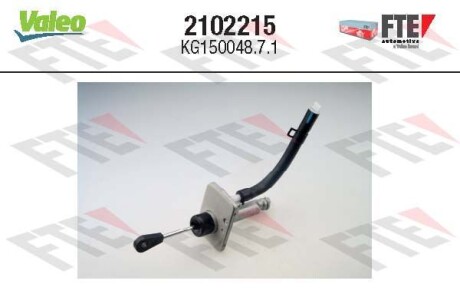 Головний циліндр зчеплення Valeo 2102215