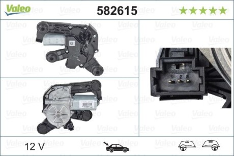 Мотор склоочисника Valeo 582615