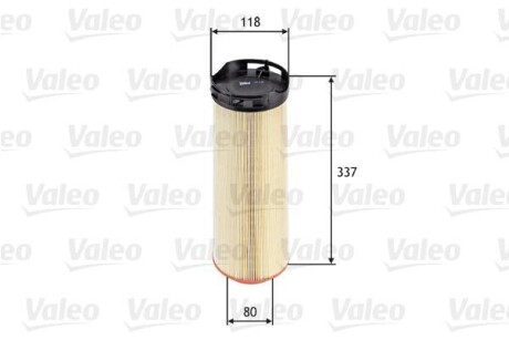 Фільтр повітряний MB C-Class/CLK/Clc-Class "2,1 "00-11 Valeo ="585648"