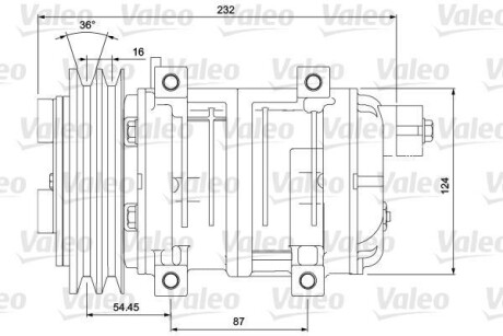 Компресор кондиціонера Valeo 700868