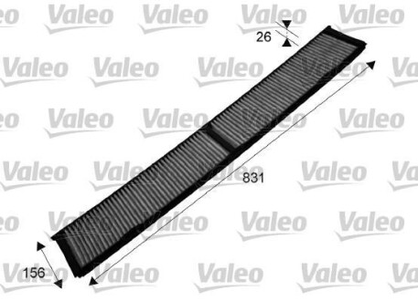 Фільтр салону BMW 1/3/X1 "1,6-3,0 "04-15 Valeo ="715503"