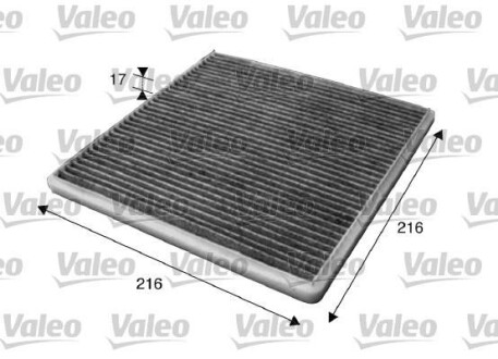 Фільтр салону LEXUS/SUBARU/TOYOTA RX300/Legacy/Camry "2,0-3,5 "98-10 Valeo ="715619"