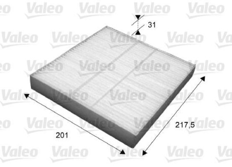 Фільтр салону CITROEN/INFINITI/NISSAN/PEUGEOT C4/FX/X-Trail/4008 "1,5-5,0 "01>> Valeo ="715631"