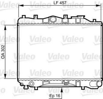 Радіатор Valeo 730436