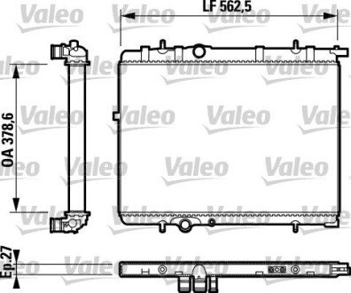 Радіатор Valeo 732893