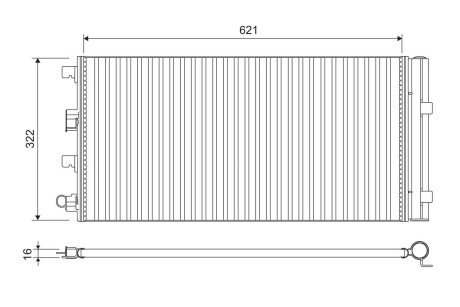 Радіатор кондиціонера Renault Duster/Dacia Duster 1.5dCi 10- Valeo 814178