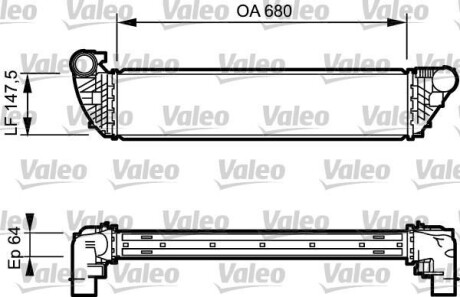 Інтеркулер Valeo 817828