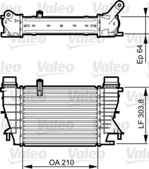 Інтеркулер Valeo 818251