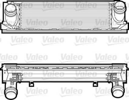 Радіатор інтеркулера BMW 3 (F30/F80/F34/F31)/4 (F33/F83/F32/F82/F36) 1.5D-2.0D N13/N20/N47 11- Valeo 818259