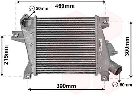 Інтеркулер NISSAN X-TRAIL (2001) 2.2 DCI Van Wezel 13014700