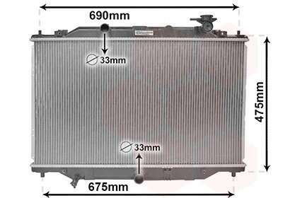 Радіатор охолодження MAZDA CX-5 Van Wezel 27002270