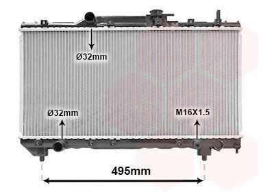 Радіатор CARINA E 1.6/1.8 MT 92-98 Van Wezel 53002141