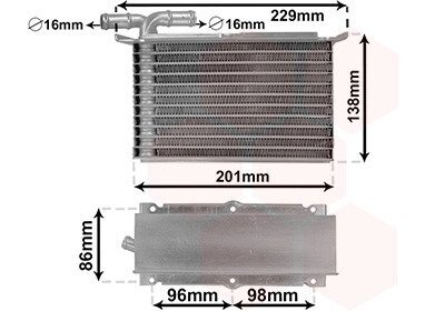 Інтеркулер AUDI A3/GOLV VI 1.2 TSi Van Wezel 58014703