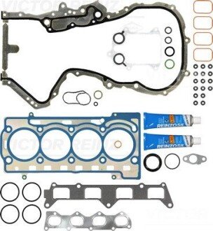 Комплект прокладок двигуна AUDI/SKODA/VW A3,Octavia,Golf,Jetta,Passat,Polo,Touran 1,6FSI 03- VICTOR REINZ 013428001