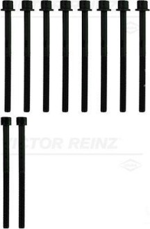 Комплект болтів з головкою системи TORX з чорного металу VICTOR REINZ 14-10882-02