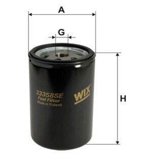 Фільтр палив. MAN (TRUCK) /PP845/2 (WIX-FILTERS) WIX FILTERS 33358SE