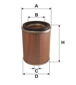 Фільтр повітряний /AM436/1 (WIX-FILTERS) WIX FILTERS WA6112 (фото 1)